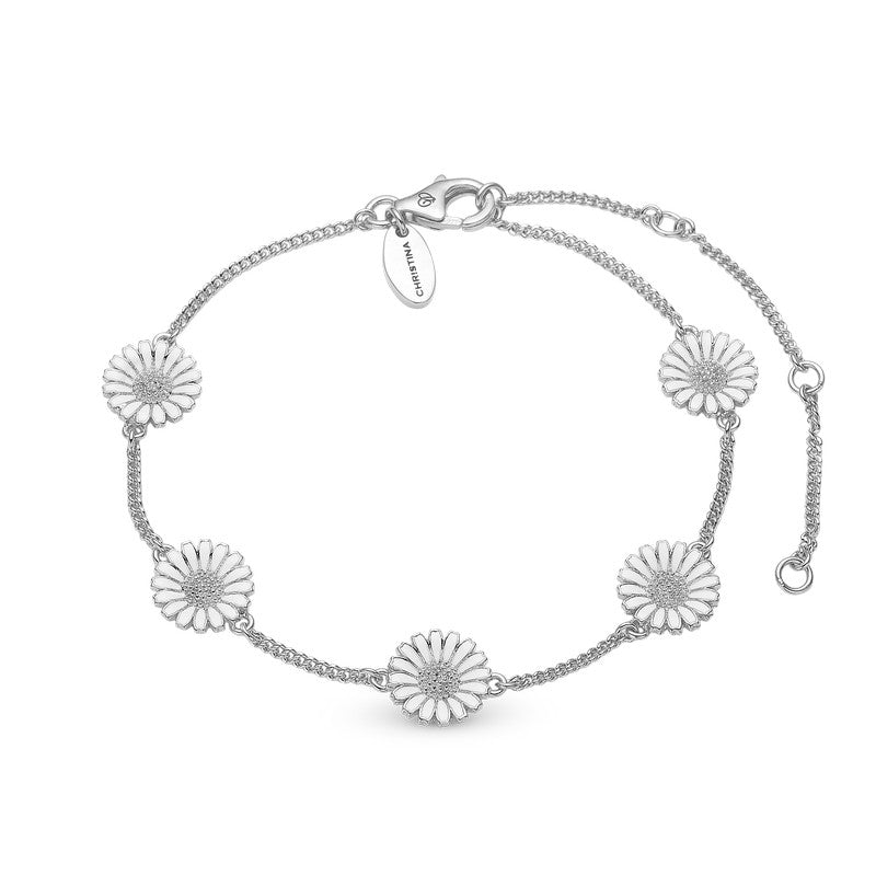 Marguerite armbånd i sølv fra Christina Jewelry & Watches